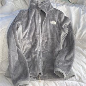 North face fuzzy jacket